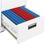 vidaXL Classeur Blanc 46x62x72 5 cm Acier