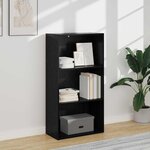 vidaXL Étagère Chêne noir 60 x 30 x 76.5 cm Bois d'ingénierie