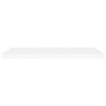 vidaXL Étagères murales flottantes 2 Pièces blanc 90x23 5x3 8 cm MDF