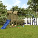 vidaXL Aire de jeux d'extérieur bois de pin imprégné