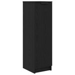 vidaXL Meuble à chaussures avec étagère Chêne noir 29.5 x 35 x 101 cm