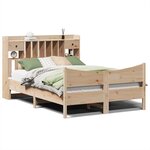 vidaXL Cadre de lit sans matelas 140x200 cm bois massif de pin