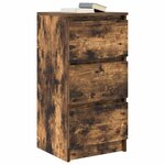 vidaXL Buffet chêne fumé 37 5x35x76 cm bois d'ingénierie