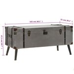 vidaXL Table basse en bois d'ingénierie 102 x 51 x 47 5 cm