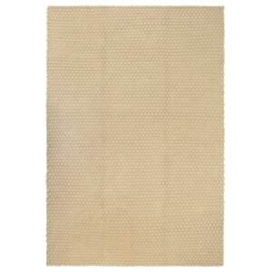 vidaXL Tapis rectangulaire Naturel 160x230 cm Coton
