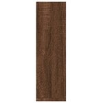 vidaXL Étagères murales 2 Pièces Chêne marron 50x15x50 cm Bois ingénierie