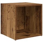 vidaXL Meuble TV 2 Pièces Marron 37 x 35 x 37 cm Bois d'ingénierie