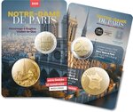 Coincard Exclusif Notre-Dame de Paris - 2 Euros FDC et mini-médaille 2025