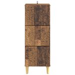 vidaXL Armoire à tiroirs Bois ancien 33 x 34 5 x 90 cm