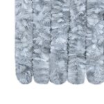 vidaXL Moustiquaire Blanc et gris 56x185 cm Chenille