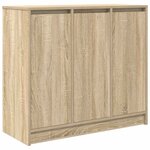 vidaXL Buffet chêne sonoma 85x34x76 cm bois d'ingénierie