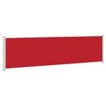 vidaXL Auvent latéral rétractable de patio 600x160 cm rouge