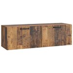 vidaXL Meuble TV mural Bois ancien 98 x 31 x 30 cm Bois d'ingénierie