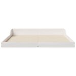 vidaXL Cadre de lit Blanc 160 x 210 cm Bois massif en pin