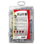 Fischer ensemble de chevilles avec vis profi-box sx 160 pcs