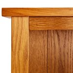 vidaXL Bibliothèque à 4 niveaux 70x22x110 cm Bois de chêne massif