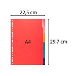 Jeu de 6 intercalaires en carte forte