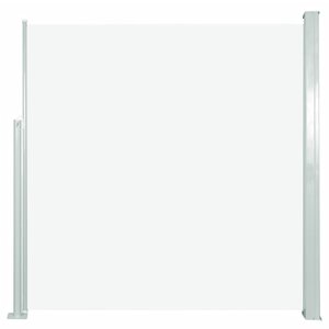 vidaXL Auvent latéral rétractable de patio 140x300 cm Crème