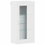 vidaXL Ensemble meuble TV FLORIN Blanc brillant Bois d'ingénierie