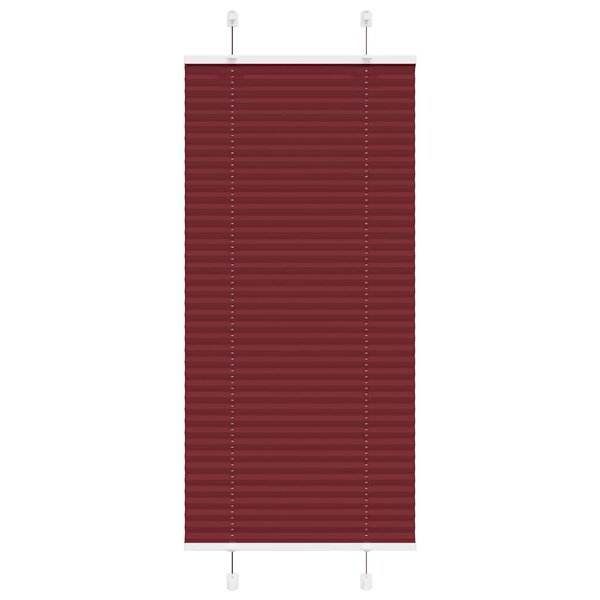 vidaXL Store plissé rouge bordeaux 60x150 cm largeur du tissu 59 4 cm