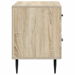 vidaXL Cabinet de chevet avec tiroir Chêne Sonoma 62 x 34 5 x 47 5 cm