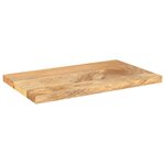 vidaXL Dessus de table 40x30x2 5 cm rectangulaire bois massif manguier
