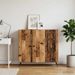 vidaXL Buffet Bois ancien 89 x 34 5 x 80 cm Bois d'ingénierie