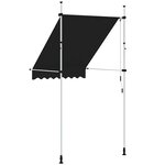 vidaXL Auvent manuel rétractable 150 cm Anthracite
