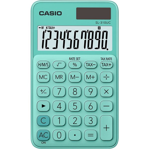 Calculatrice de bureau SL-310UC, 10 chiffres -Verte