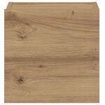 vidaXL Meubles TV muraux 5 Pièces chêne artisanal bois d'ingénierie