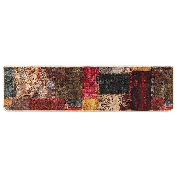 vidaXL Coureur de Tapis MARSA Multicolore 80 x 350 cm Polyester et PVC
