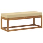 vidaXL Banc de Jardin Bois d'Acacia Massif Naturel