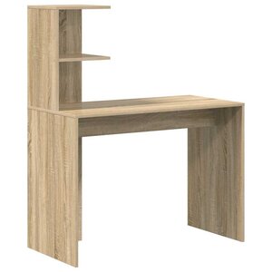 vidaXL Bureau Chêne sonoma 102 x 50 x 124 cm Bois d'ingénierie