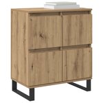 vidaXL Buffet 2 Pièces Chêne artisanal 60 x 35 x 70 cm
