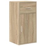 vidaXL Bureau d'angle avec tiroir 2 Pièces Chêne Sonoma 102 x 50 x 75 cm