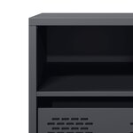 vidaXL Meuble TV anthracite 68x39x43 5 cm acier laminé à froid