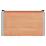 vidaXL Jardinière surélevée Marron 100 x 50 x 54 cm WPC et Aluminium