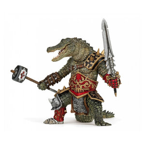 Figurine Papo Mutant Crocodile - Créature de Combat du Château des Mutants