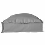 vidaXL Set de coussins de palette 2 Pièces Gris 100 x 40 x 8 cm