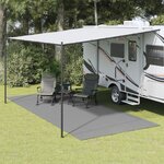 vidaXL Tapis de sol de camping anthracite 5 5x2 5 m