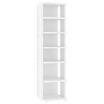 vidaXL Armoires à chaussures 2 Pièces Blanc 27 5x27x102cm bois ingénierie