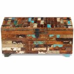 vidaXL Coffre table basse Bois de récupération massif 80x40x35 cm