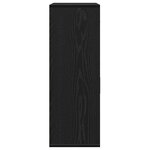 vidaXL Buffet avec tiroir Chêne noir 79 x 38 x 80 cm Bois d'ingénierie