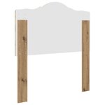 vidaXL Tête de lit Chêne artisanal 80 cm Bois d'ingénierie