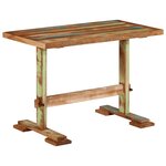 vidaXL Table à manger 110x55x78 cm bois massif de récupération