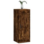 vidaXL Armoire murale chêne fumé 34 5x34x90 cm bois d'ingénierie