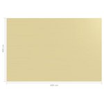 vidaXL Tapis de tente 400x600 cm Beige