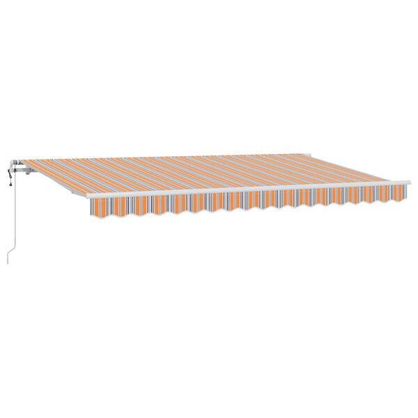 vidaXL Auvent Rétractable Multicolore 400 x 200 cm