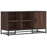 vidaXL Banc à chaussures chêne marron bois d'ingénierie et métal