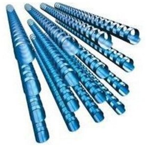 Lot de 100 CombBind Peignes de reliure bleu 12 mm GBC